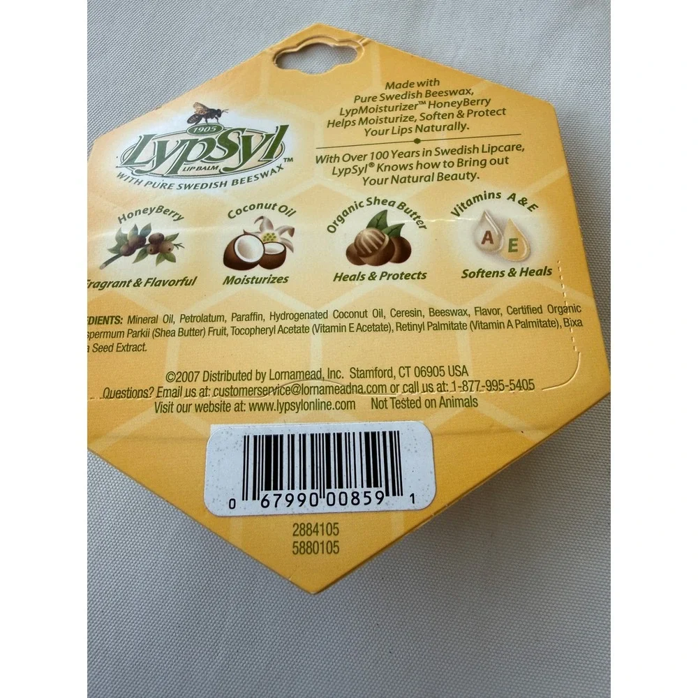 Lypsyl lypmoisturizer honeyberry